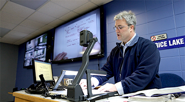 Financial Services instructor teaching in front of a class