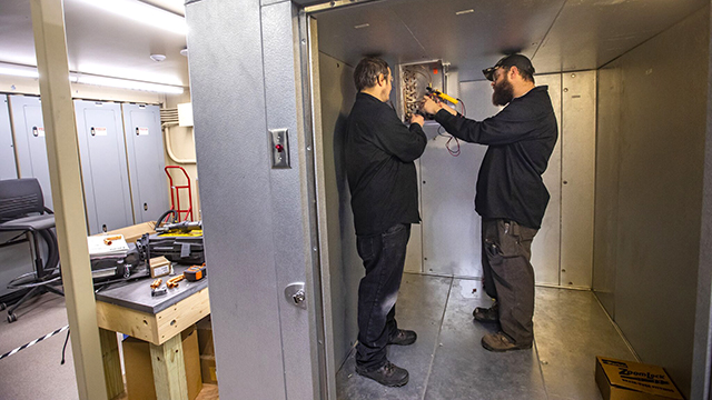 HVACR students working in WITC's state-of-the-art facilities