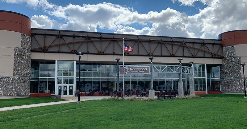 exterior of Northwood tech superior with blue sky and green grass exterior of Northwood tech superior with blue sky and green grass