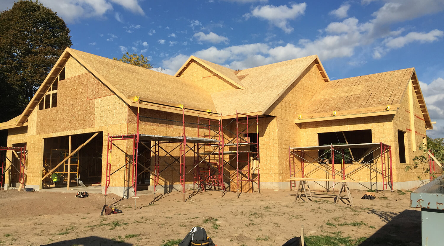 A house in progress
