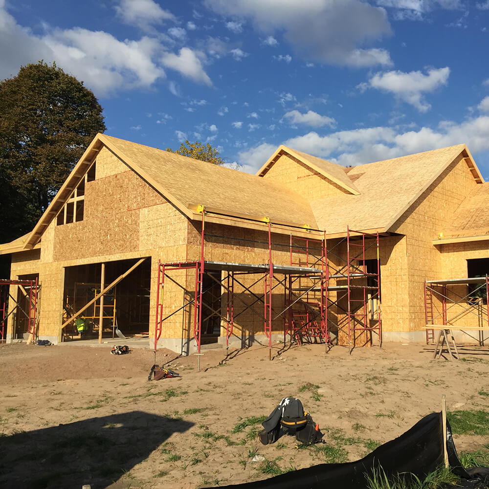 A house in progress