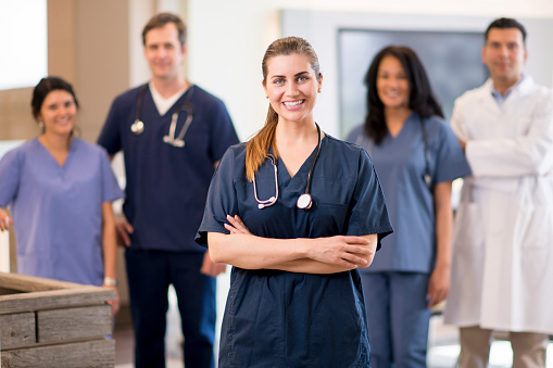 group of medical assistants