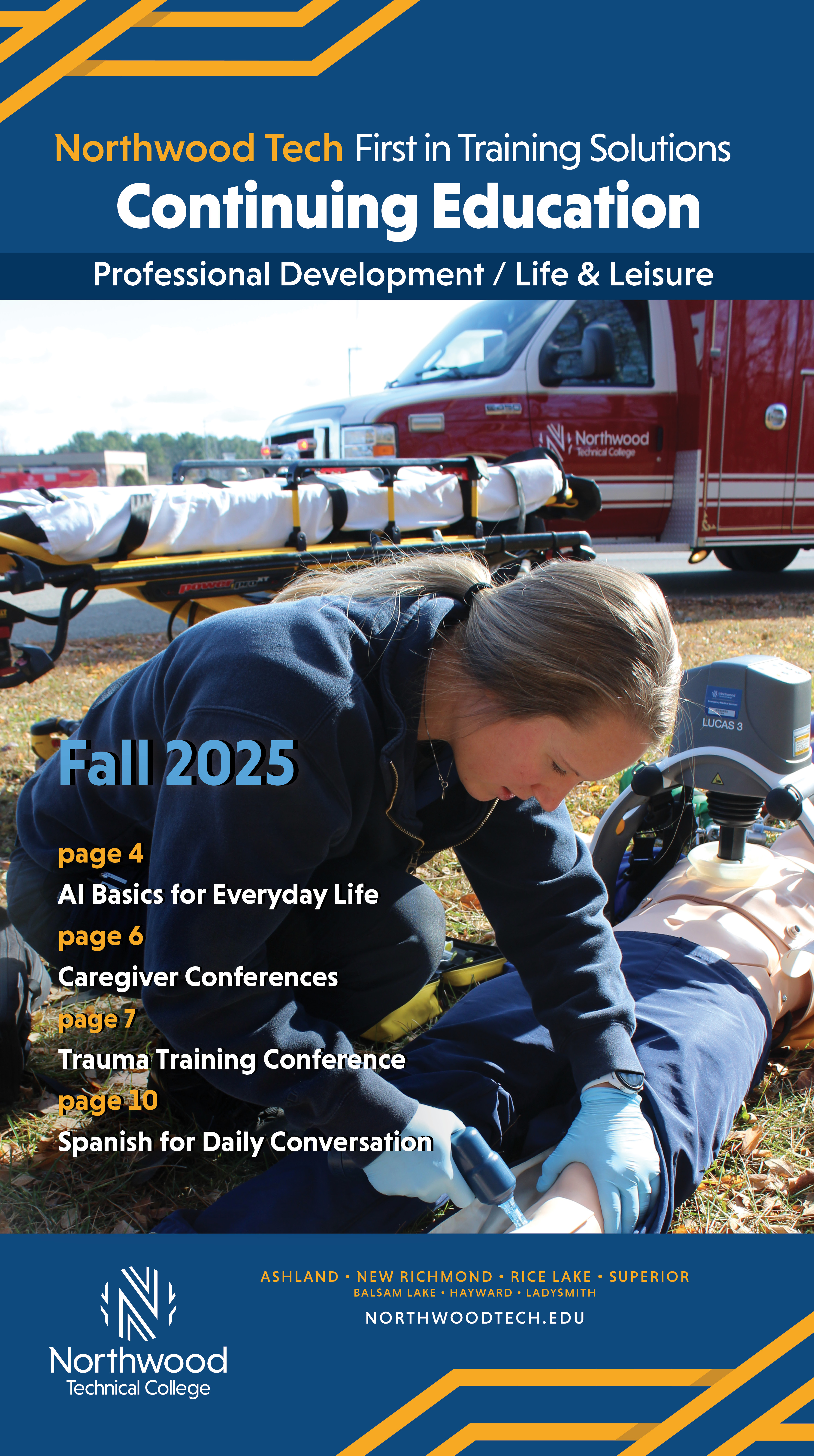 Fall 2025 Continuing Education Catalog Cover