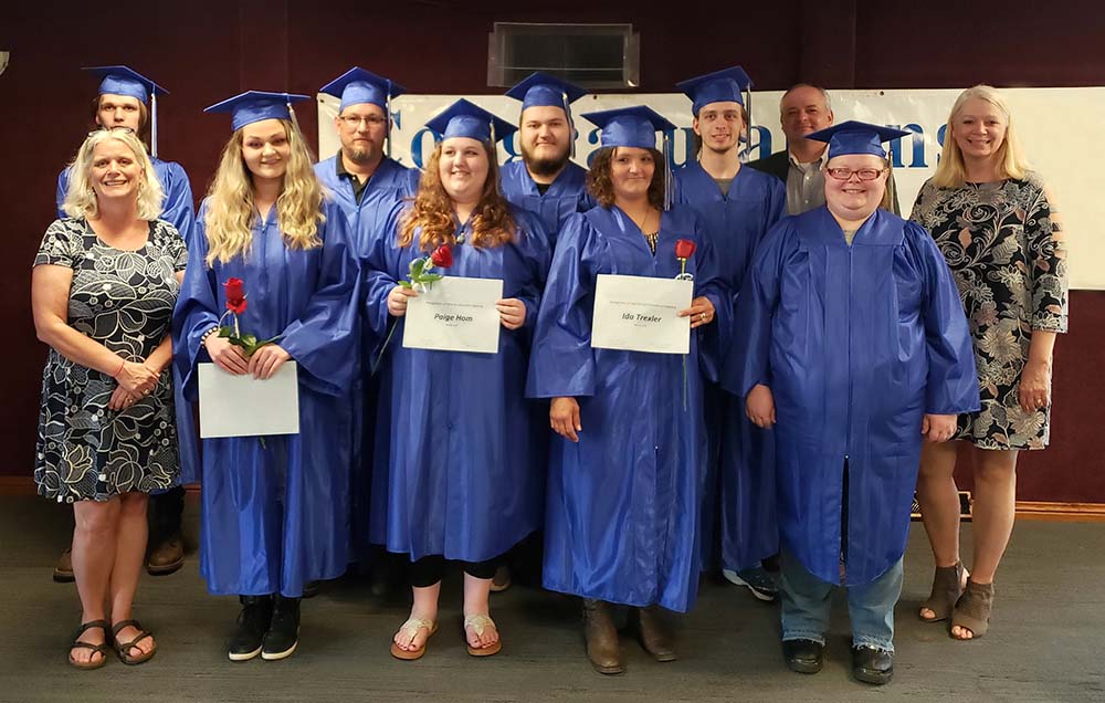 A group of GED Graduates