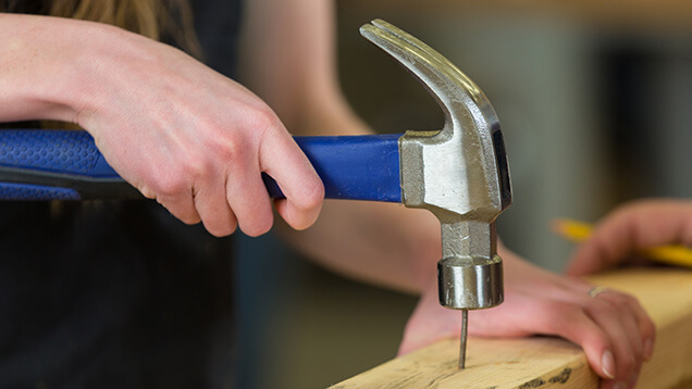 A hammer