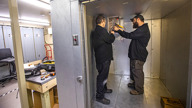 HVACR students working in WITC's state-of-the-art facilities