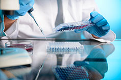 transferring liquid into microwell plates using a pipette