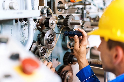 man working wearing hard hat