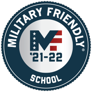Military Friendly 2021-22 award badge