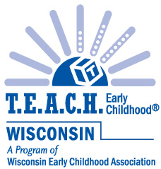 T.E.A.C.H. Early Childhood Wisconsin logo, a program of Wisconsin Early Childhood Association