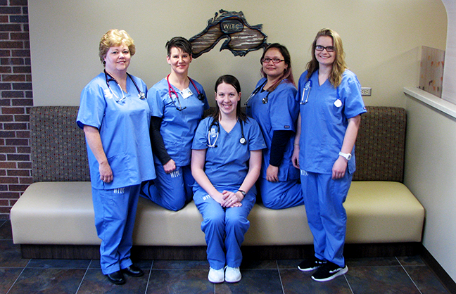 The five nursing students who participated in the Interprofessional Healthcare Case Competition