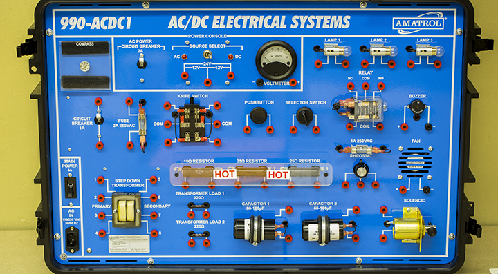 Close up of a circuit board