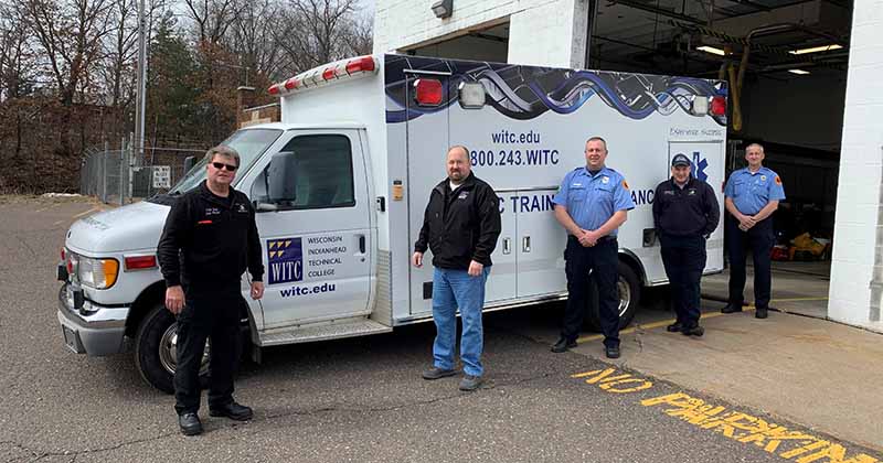 WITC staff donating personal protective equipment