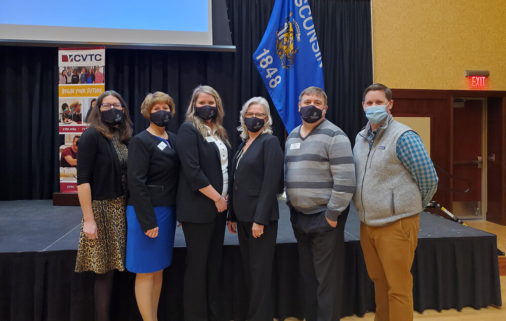 Northwood Tech staff attend Governor Evers announcement of the Workforce Innovation Grant