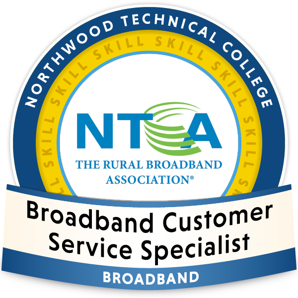 Broadband Customer Service Specialist Badget